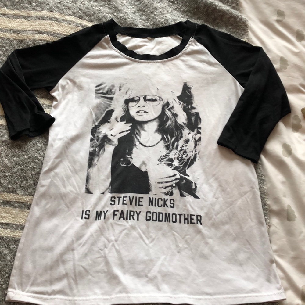 Stevie Nicks Godmother baseball tee